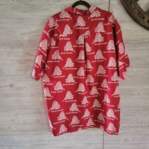 Platinum Fubu Vintage Dumb Donald Fat Albert Mens SZ XXL Button Down Cosby Rare - Picture 7 of 8